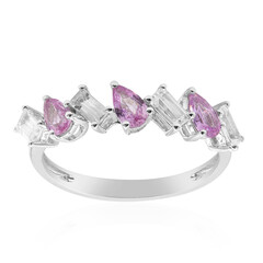 Anello in oro con Zaffiro Rosa (CIRARI)