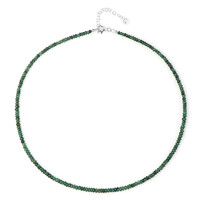 Collana in argento con Smeraldo Zambia