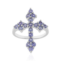 Anello in argento con Tanzanite