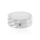 Anello in argento con Diamante Champagne I3 (de Melo)