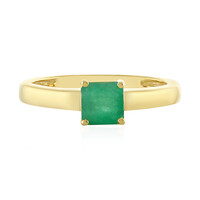 Anello in argento con Smeraldo Brasiliano