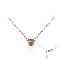 Collana in oro con Diamante Rose de France VS1 di Argyle