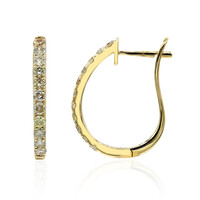 Orecchini in oro con Diamante Fancy SI2 (CIRARI)