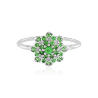 Anello in argento con Tsavorite