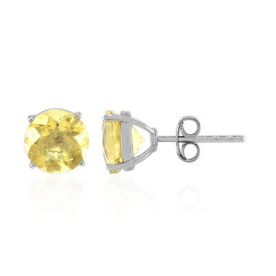 Orecchini in argento con Fluorite Gialla