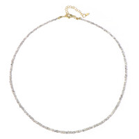 Collana in argento con Diamante Argentato