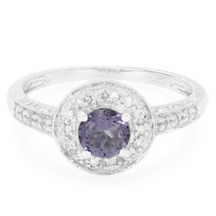 Anello in argento con Quarzo Mirtillo