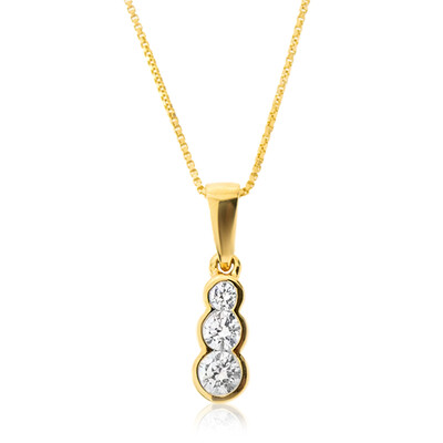 Collana in oro con Diamante SI