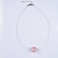 Collana con Quarzo Rosa