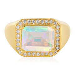Anello in argento con Opale di Welo