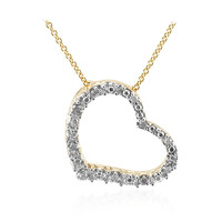 Collana in argento con Diamante I2 (I)