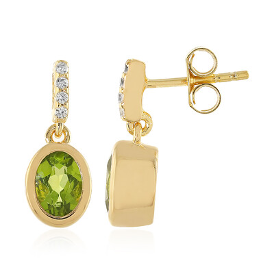 Orecchini in argento con Peridoto