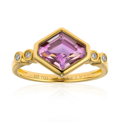 Anello in oro con Diasporo Rosa (AMAYANI)