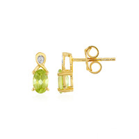 Orecchini in argento con Peridoto