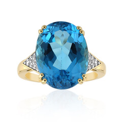 Anello in oro con Topazio Marambaia