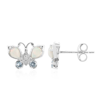 Orecchini in argento con Opale di Welo