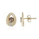 Orecchini in oro con Diamante Champagne I2 (de Melo)