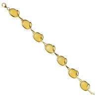 Bracciale in argento con Ambra Baltica