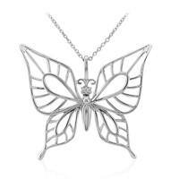 Collana in argento con Zaffiro Bianco