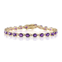 Bracciale in argento con Ametista Zambiana