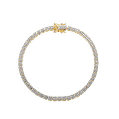Bracciale in ottone con Diamante I3 (I) (Juwelo Style)