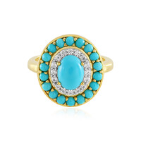 Anello in argento con Turchese Sleeping Beauty