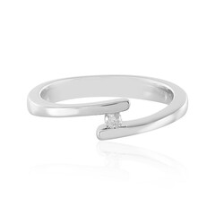 Anello in argento con Diamante PK (J)