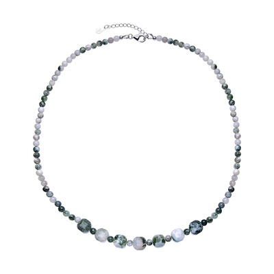 Collana in argento con Agata