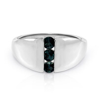 Anello in argento con Indicolite