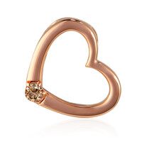 Ciondolo in oro con Diamante Rose de France SI1 di Argyle