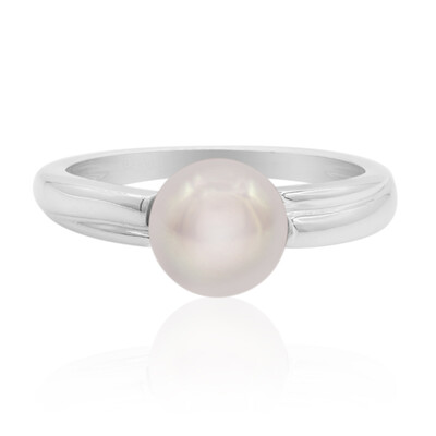 Anello in argento con Perla di Acqua Dolce