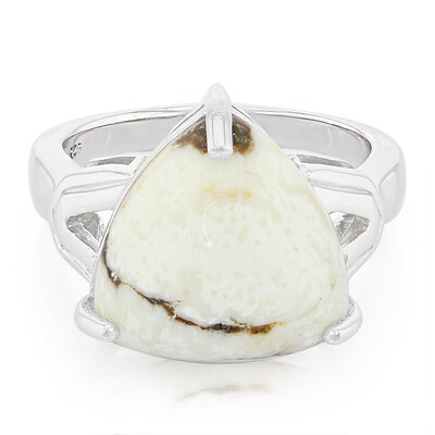 Anello in argento con Magnesite