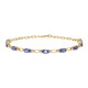 Bracciale in oro con Tanzanite AAA (CIRARI)