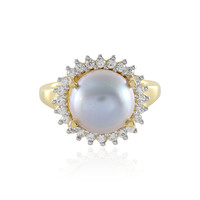 Anello in argento con Perla d'Acqua Dolce Argentata