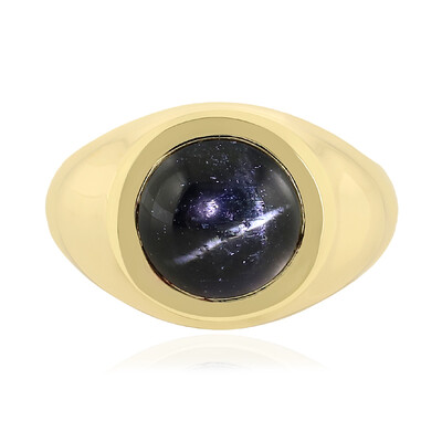Anello in argento con Diopside Stellato d'India