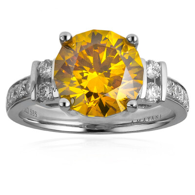 Anello in oro con Sfalerite (AMAYANI)