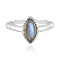 Anello in argento con Labradorite