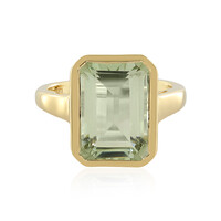 Anello in argento con Ametista Verde