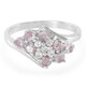 Anello in argento con Zaffiro Rosa