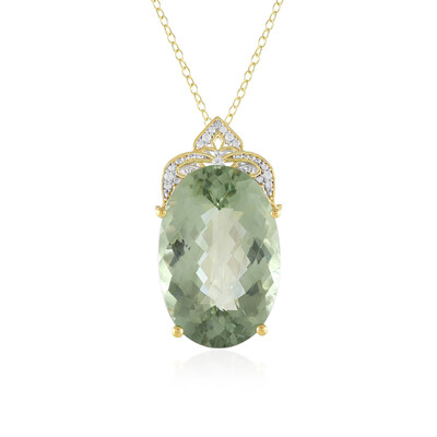 Collana in argento con Ametista Verde (Gems en Vogue)