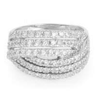 Anello in argento con Zircone