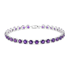 Bracciale in argento con Ametista Zambiana