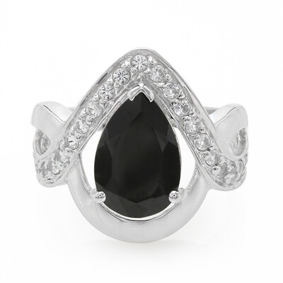 Anello in argento con Spinello Nero