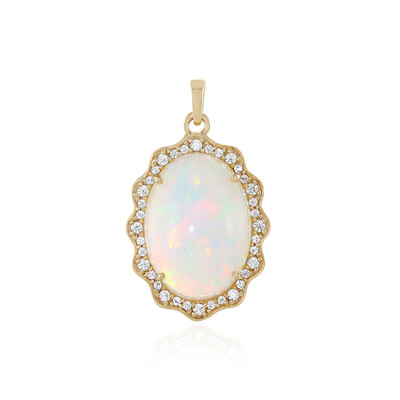 Ciondolo in oro con Opale di Welo (Adela Gold)