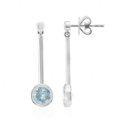 Orecchini in argento con Zircone Ratanakiri (Pallanova)