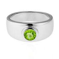 Anello in argento con Peridoto Arizona