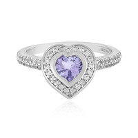 Anello in argento con Tanzanite (non riscaldata)