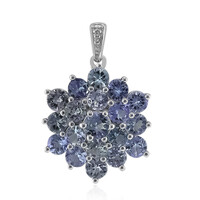 Ciondolo in argento con Tanzanite (non riscaldata)