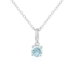 Collana in argento con Acquamarina