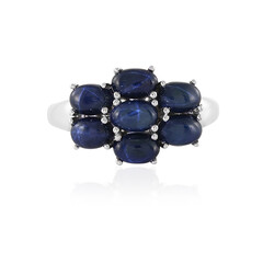 Anello in argento con Zaffiro Stellato Blu